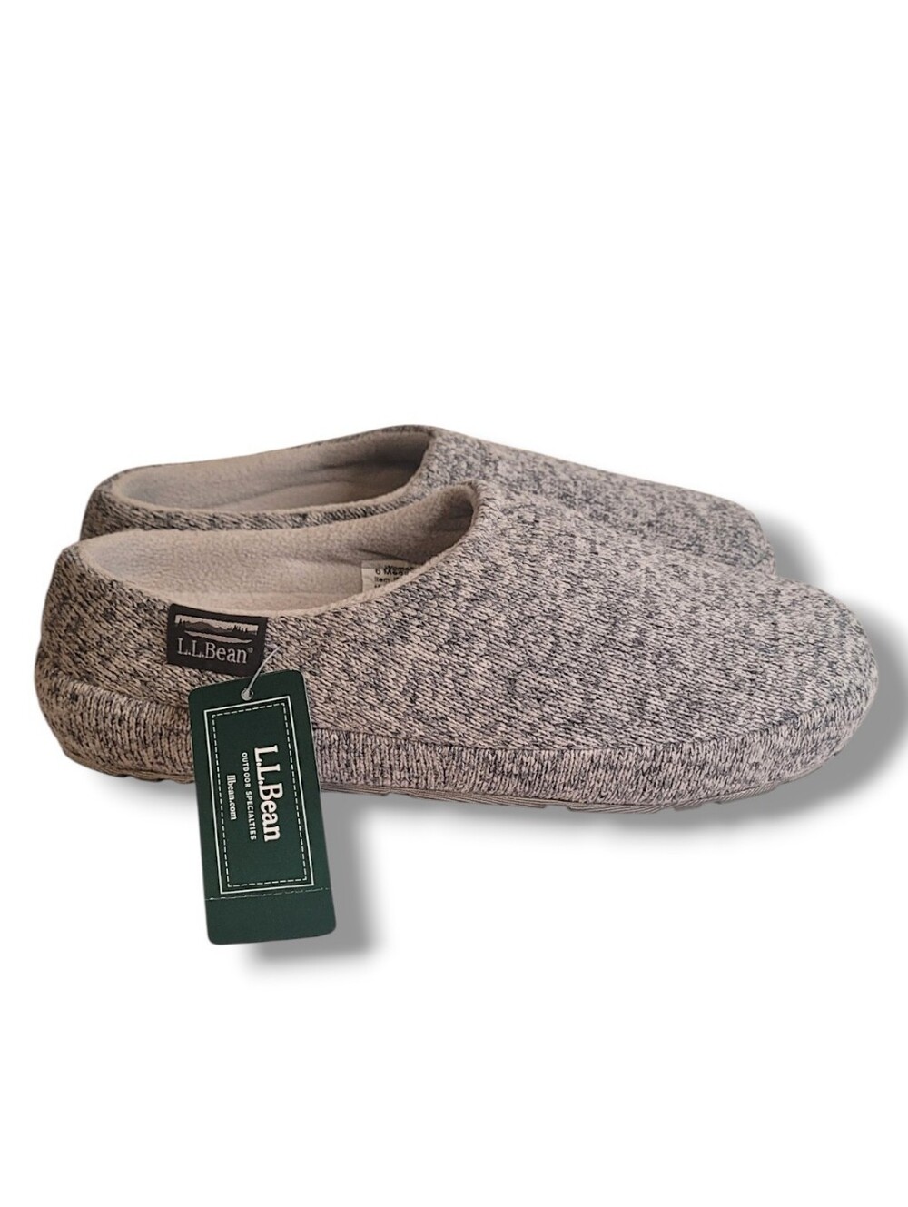 NWT L.L. Bean Sweater Fleece Slippers